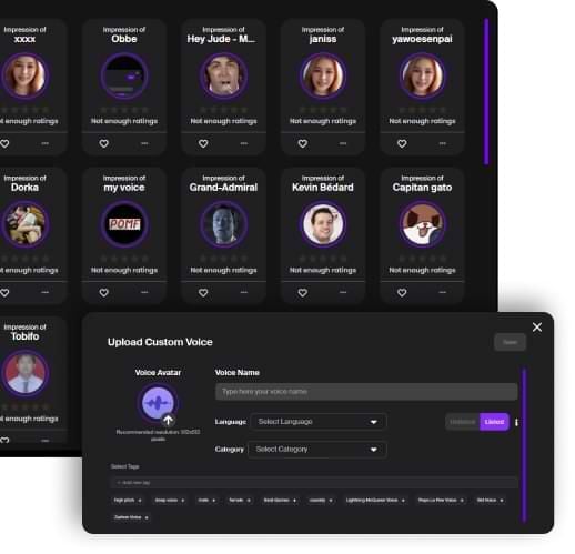 Plenty of voice characters for Google Meet