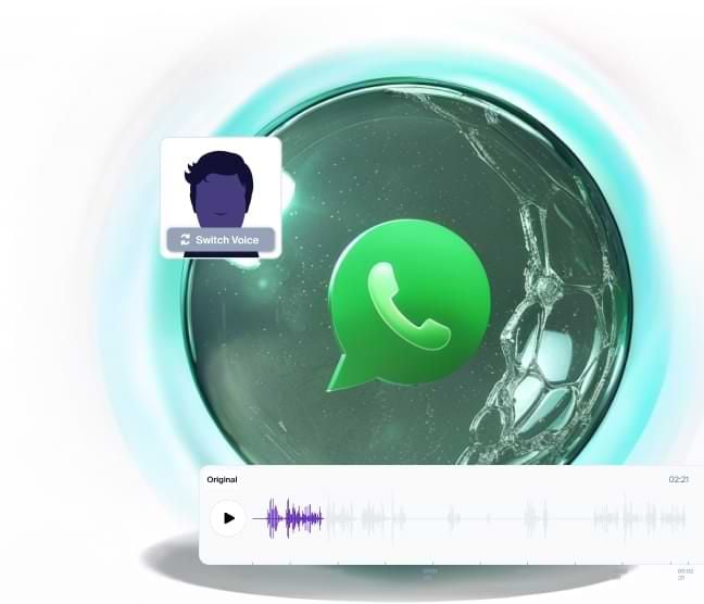 Voice changer for WhatsApp