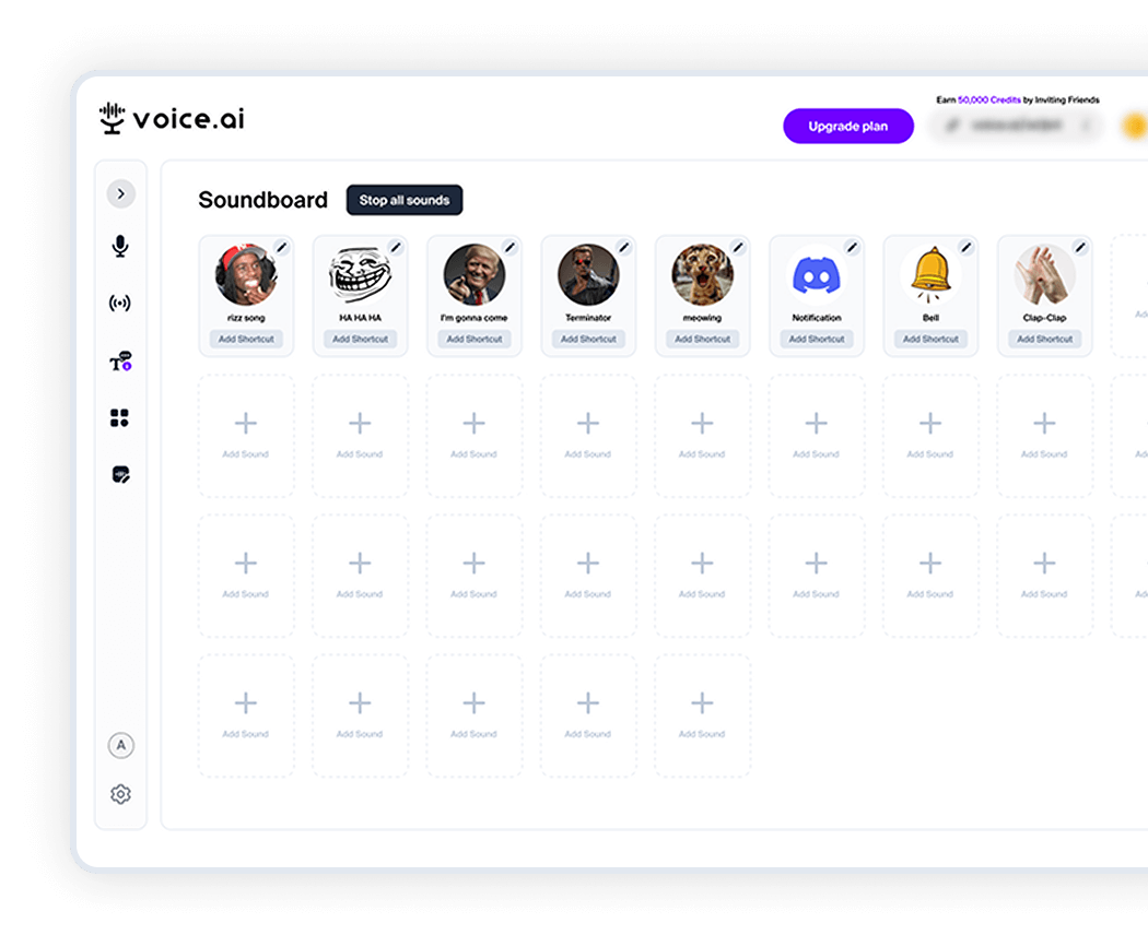 Mac creator recording voices with Voice.ai